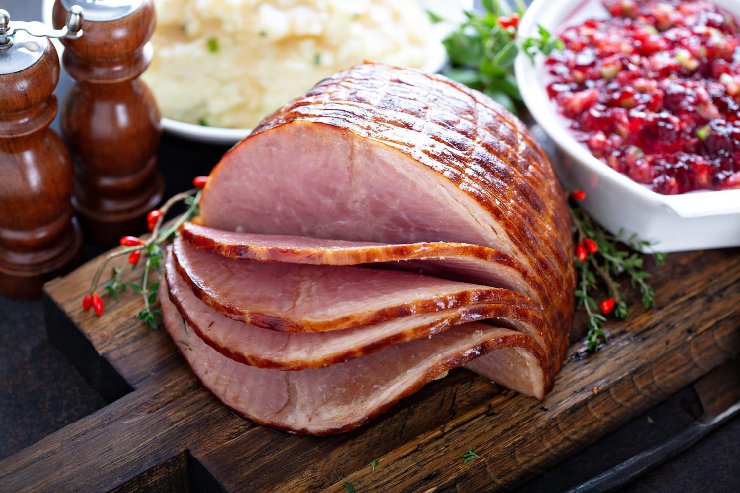 Maple Glazed Smoked Ham Recipe